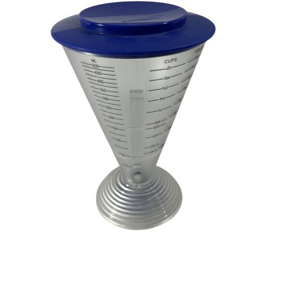 Tupperware Clear 2 Cup Measuring Cup Funnel Cone 3782A-2 Graduated - Picture 4 of 9